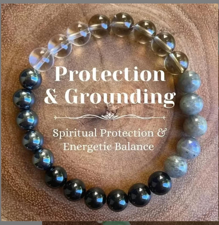 Natural Stone Beaded Bracelet, 8mm, Elastic Handmade Trendy Jewellery